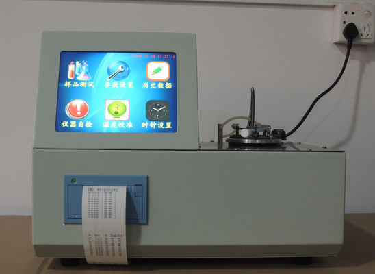 appareil de contrôle fermé de point d'inflammabilité de tasse 8in d'écran à basse température de l'équipement d'essai d'analyse de l'huile 5208D
