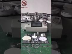 4 Station d'essai SATRA TM31 Testeur d'abrasion Martindale avec têtes d'abrasion de 44 mm