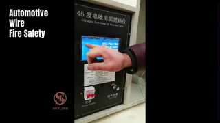 OIN 6722 d'appareil de contrôle d'inflammabilité de câble des véhicules à moteur