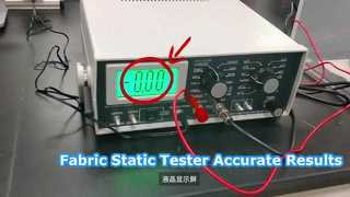 Testeur statique de tissus EN 1149 EN 1149-2 AATCC 76