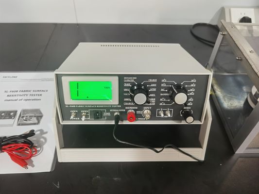 acheter Testeur de résistance de surface des tissus textiles avec tension de mesure DC100V et mesure de résistance de 2 × 1014Ω pour la conformité EN 1149-1/ EN 1149-2/ AATCC 76/ BS 6524 fabrication en ligne