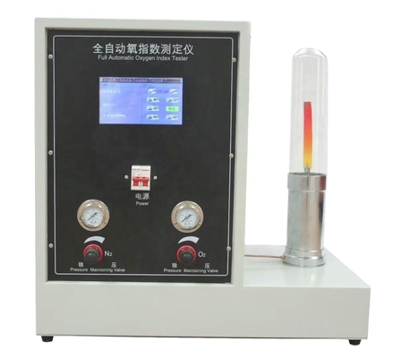ASTM D 2863 Testeur d'indice d'oxygène limitant automatique de type écran tactile pour machine d'essai à combustion de caoutchouc plastique