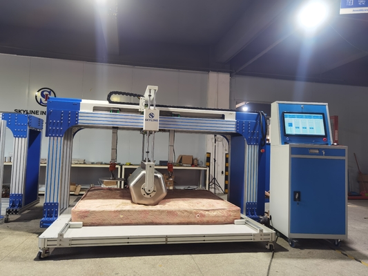 EN1957 Machine de test de matelas intégrée à écran tactile à servomoteur PLC+
