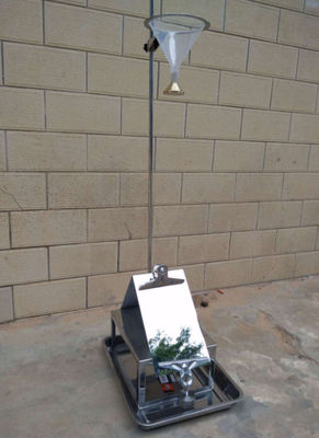 acheter AATCC42 Testeur de pénétration d'impact de tissu avec 610 mm de hauteur de cône 335x285x1080 mm fabrication en ligne