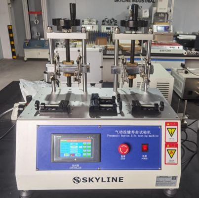 acheter 8 Stations Pneumatic Button Life Tester with Touch Screen Control for Key Durability Testing fabrication en ligne