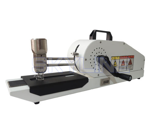 Solidité de la couleur de tissu d'équipement d'essai de textile CrockMeter manuel pour la méthode 8 d'essai d'AATCC