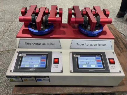 Bon prix ASTM-D7255 deux têtes Taber Abrasion Tester SL-L02T en ligne