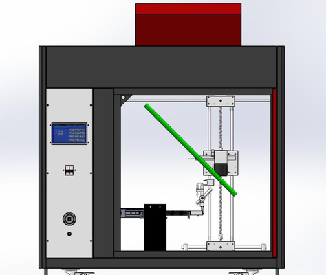Bon prix Temps de combustion par flamme de 15 secondes Équipement d'essai de flammabilité entièrement réglable avec 600 mm de longueur de fils testés en ligne