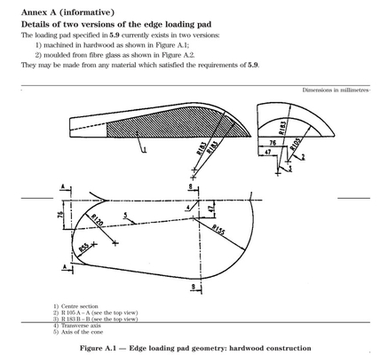 Bon prix Machine d'essai de durabilité du bord du matelas Testeur de fatigue du bord du lit EN 1725 en ligne