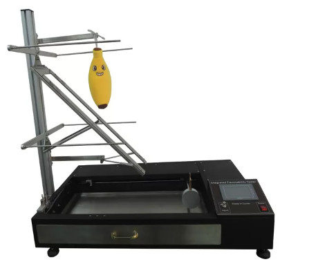 Bon prix EN71-2 Équipement d'essai de jouets Jouets en peluche Testeur intégré d'inflammabilité en ligne