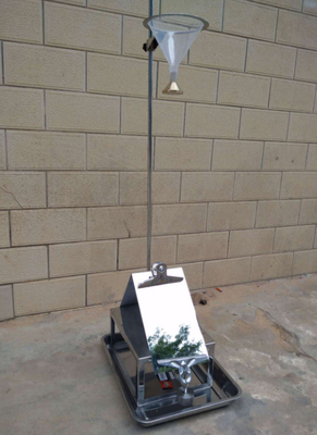 Bon prix AATCC42 Testeur de pénétration d'impact de tissu avec 610 mm de hauteur de cône 335x285x1080 mm en ligne