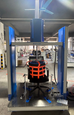 Machine de test d'impact de chute de chaise de bureau Testeur de durabilité du siège de choc Testeur d'impact de chute pour siège de chaise en plastique