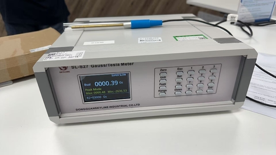 EN71-1 Champ de courant continu Dc Gaussmètre Résolution 5 G Haute précision