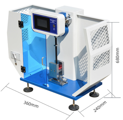 Machine d'essai d'impact sur faisceau à levier pour matériaux non métalliques