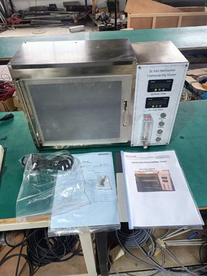 Bon prix ISO 3795 ASTM D5132 Horizontal Flammability Tester with 38mm Fire Height for Textile and Automotive Testing en ligne