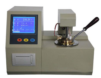L'équipement d'essai d'analyse d'huile d'ASTM D93 a fermé l'appareil de contrôle de point d'inflammabilité de tasse avec l'affichage d'affichage à cristaux liquides