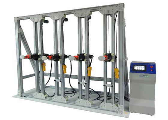 Bon prix ISO8124-4 appareil de contrôle horizontal de poussée de PLC + d'écran tactile avec le cadre d'essai matériel d'Alu en ligne